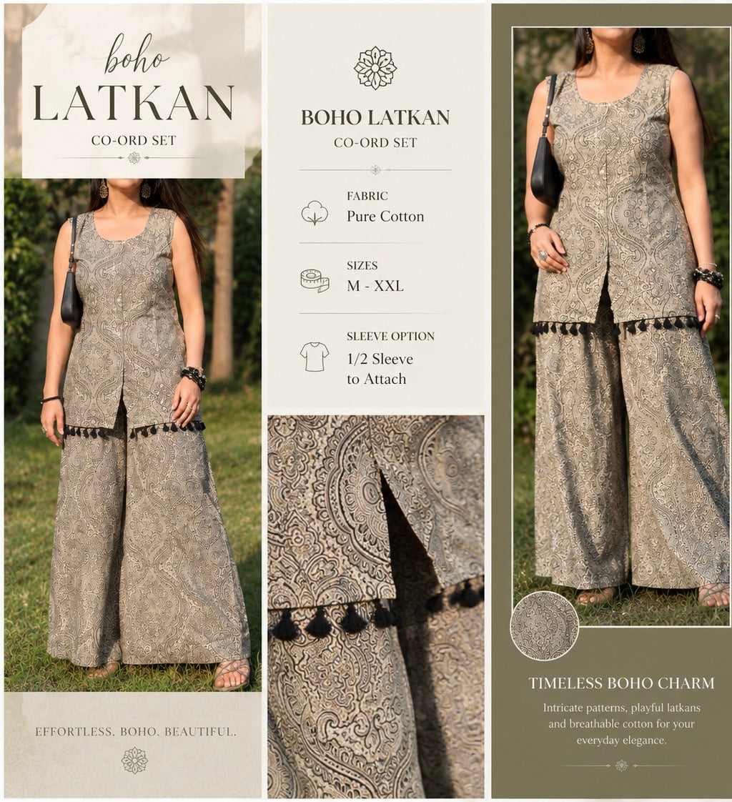 Boho latkan set