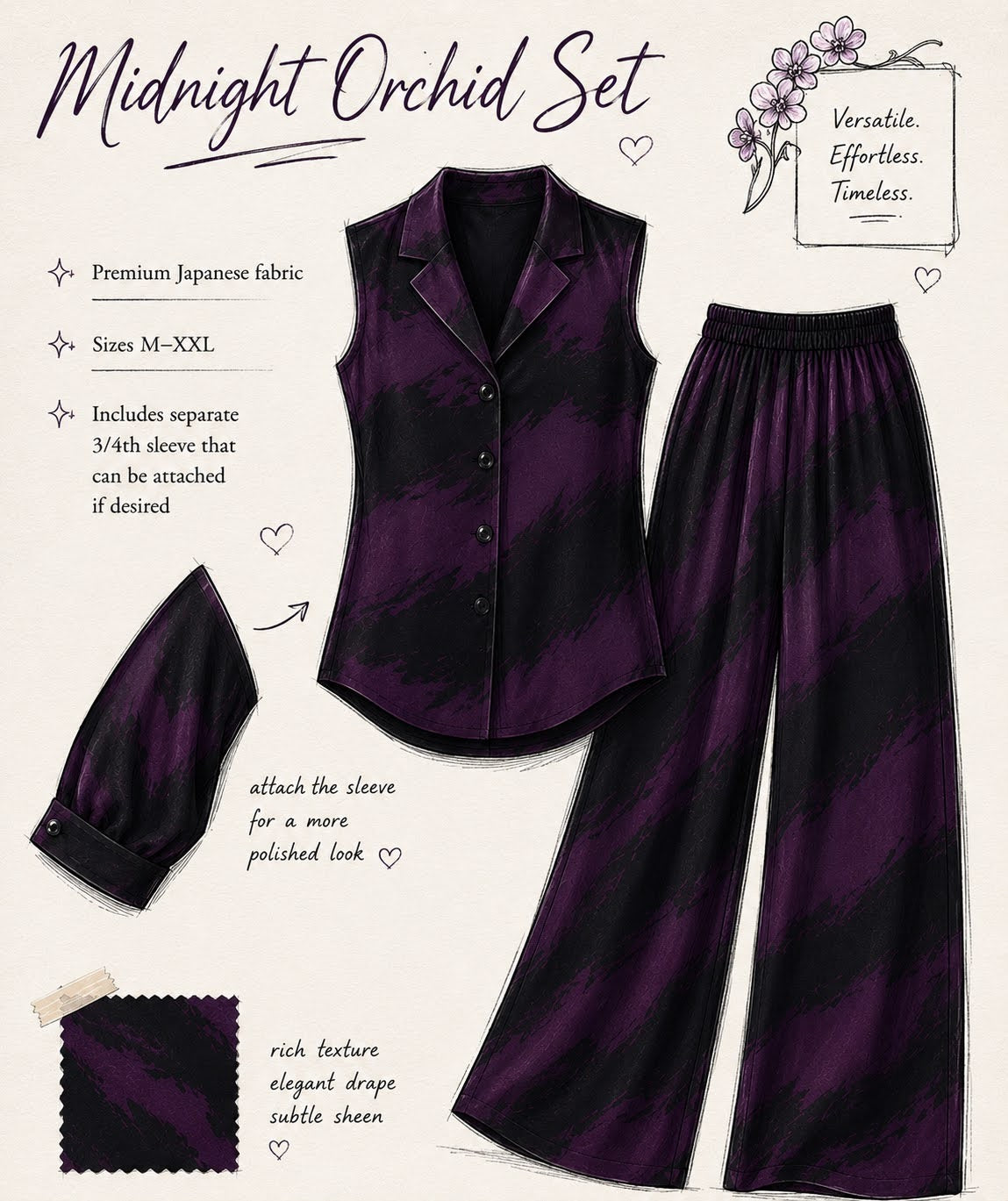 Midnight Orchid Set